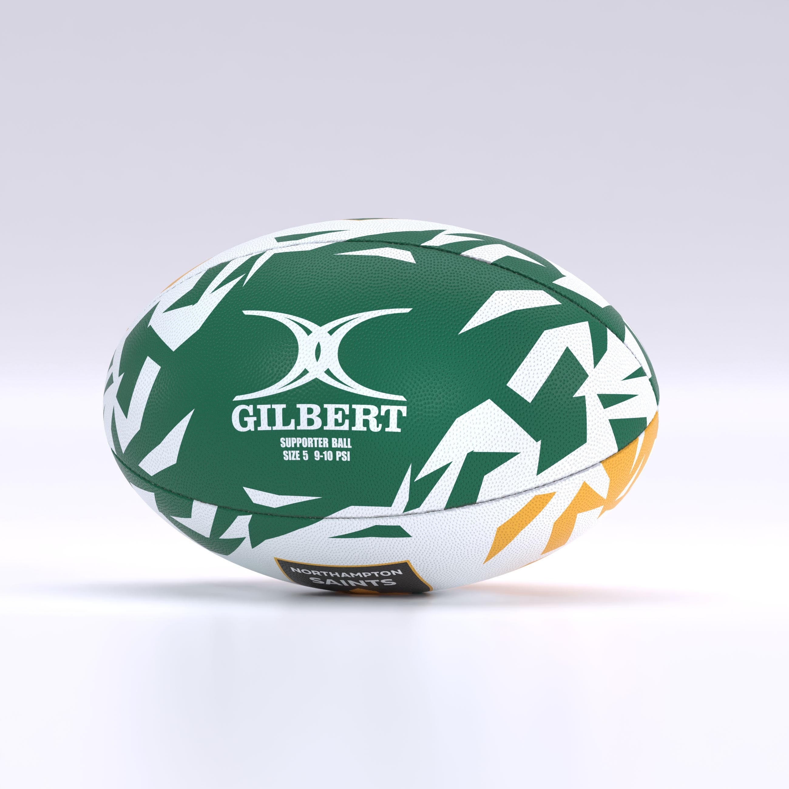 gilbert-rugby-northampton-saints-supporter-ball-pallone-misura-4-5 image 3