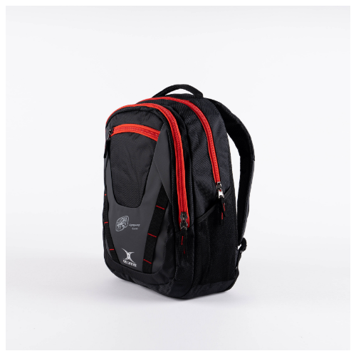gilbert-rugby-club-rucksack-v4-senior-ayrshire-clan-rfc-zaino-nero-rosso image 1