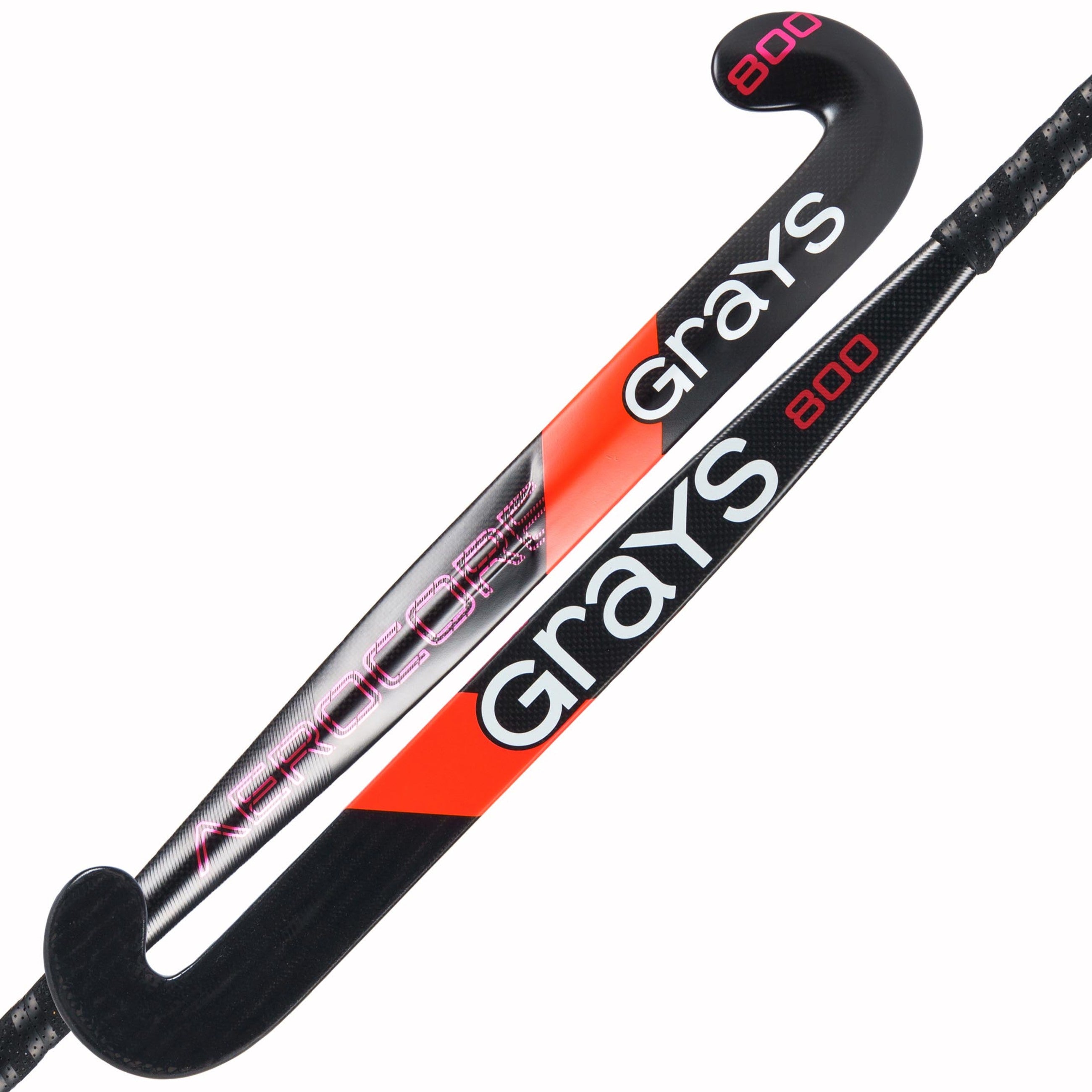 grays-ac800-jumbow-s-mazza-da-hockey-su-prato-composita-aerocore-nero-rosso image 1