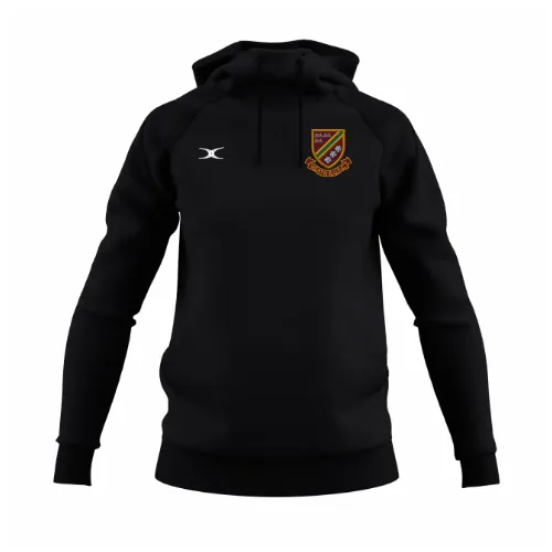 gilbert-rugby-heath-rufc-stainland-lions-rc-gts-felpa-con-cappuccio-donna-nera image 1