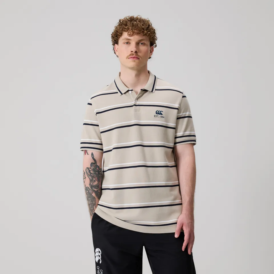 canterbury-multi-stripe-polo-beige-polo-uomo image 1
