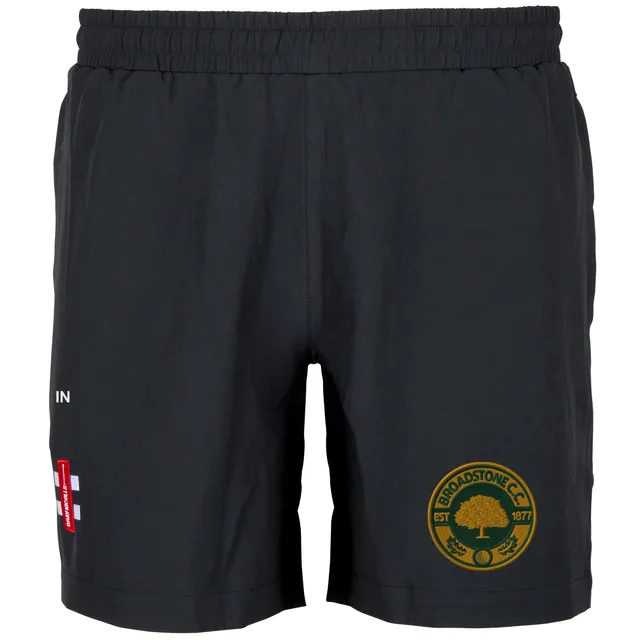 gray-nicolls-broadstone-cc-junior-pantaloncini-velocity-neri image 1