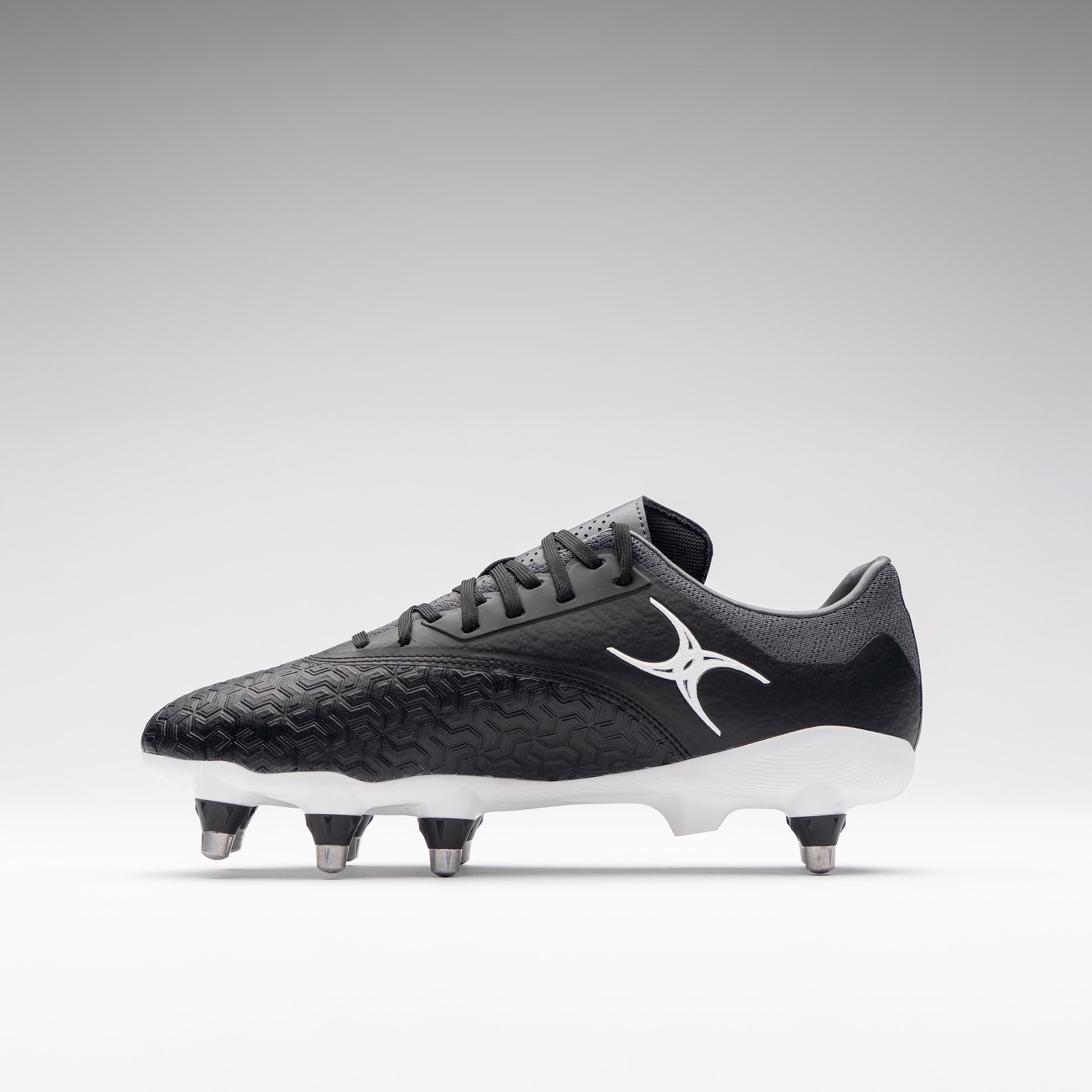 gilbert-rugby-icon-vapour-8s-scarpe-rugby-senior-nero-grigio image 4