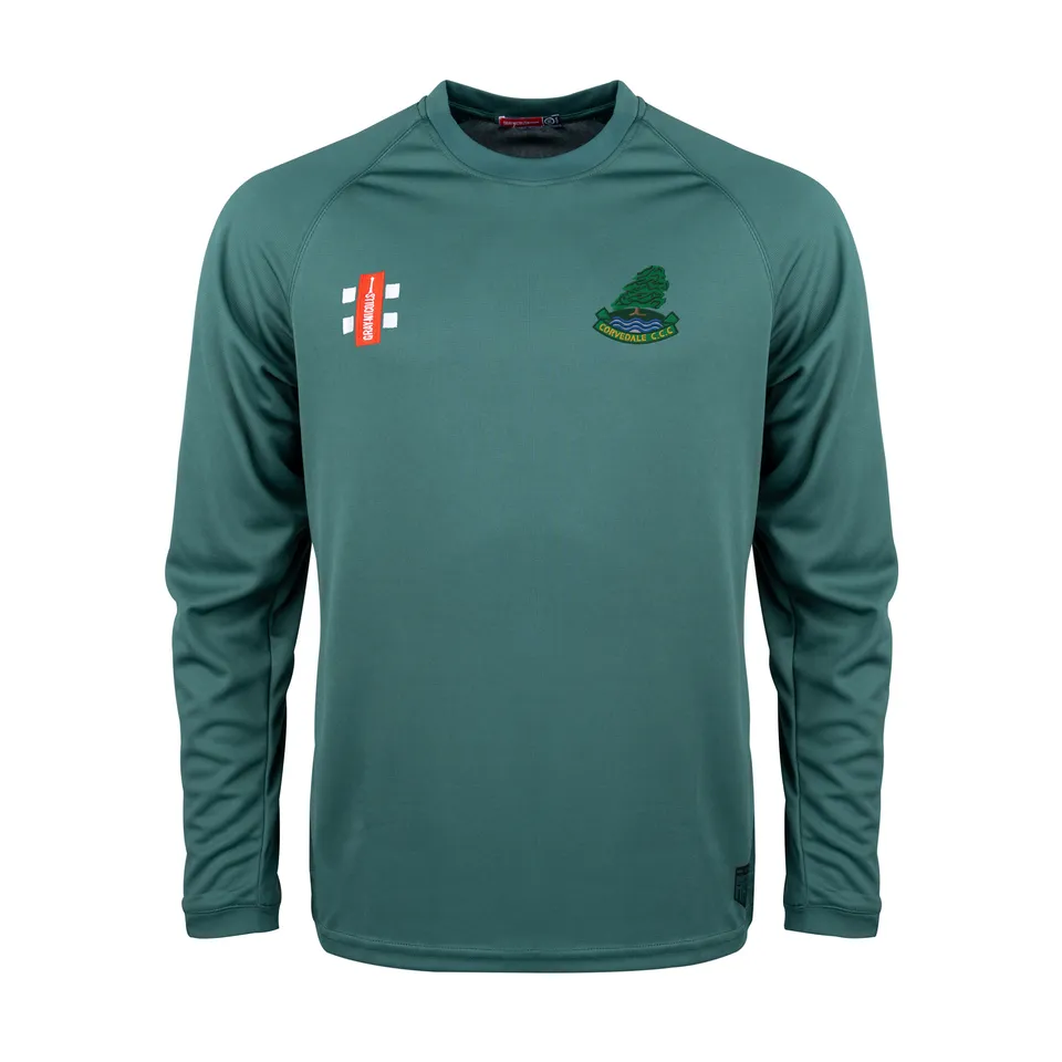 gray-nicolls-corvedale-cc-maglia-matrix-v2-manica-lunga-senior-verde image 1