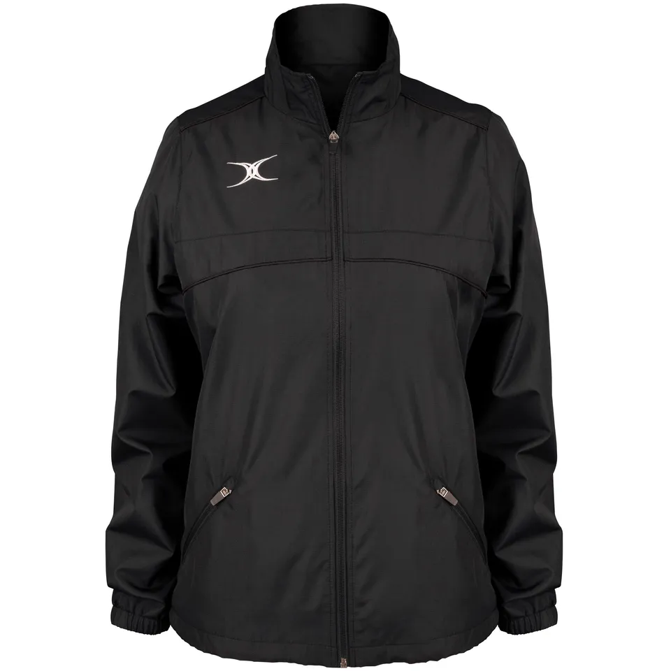 gilbert-rugby-photon-giacca-full-zip-donna-nero-blu-navy image 1