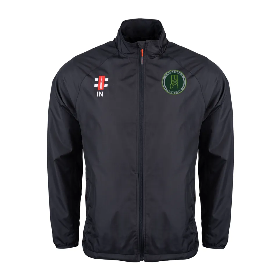gray-nicolls-velocity-grimsargh-cricket-club-giacca-antipioggia-senior-nera image 1