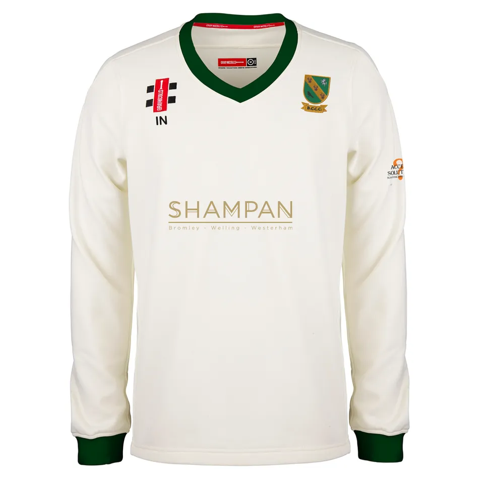 gray-nicolls-pro-performance-maglione-cricket-bambino-bromley-common-cc-avorio-v image 1