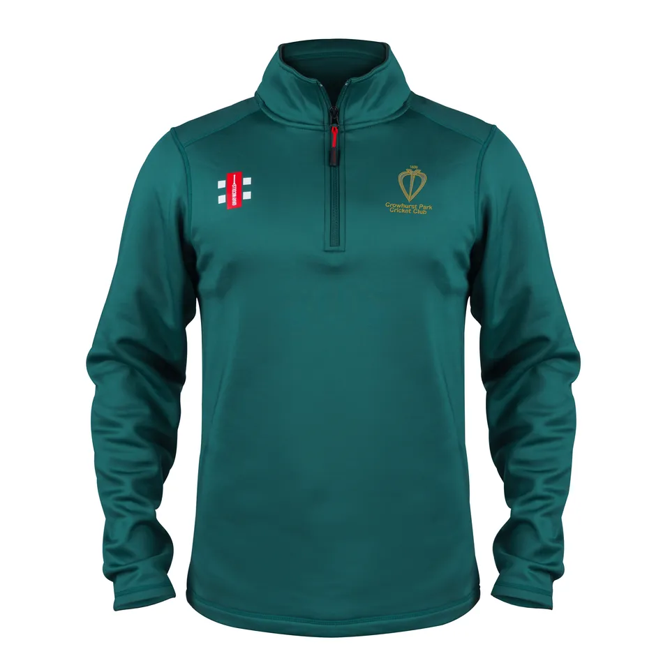 gray-nicolls-crowhurst-park-cc-storm-felpa-pile-senior-green image 1
