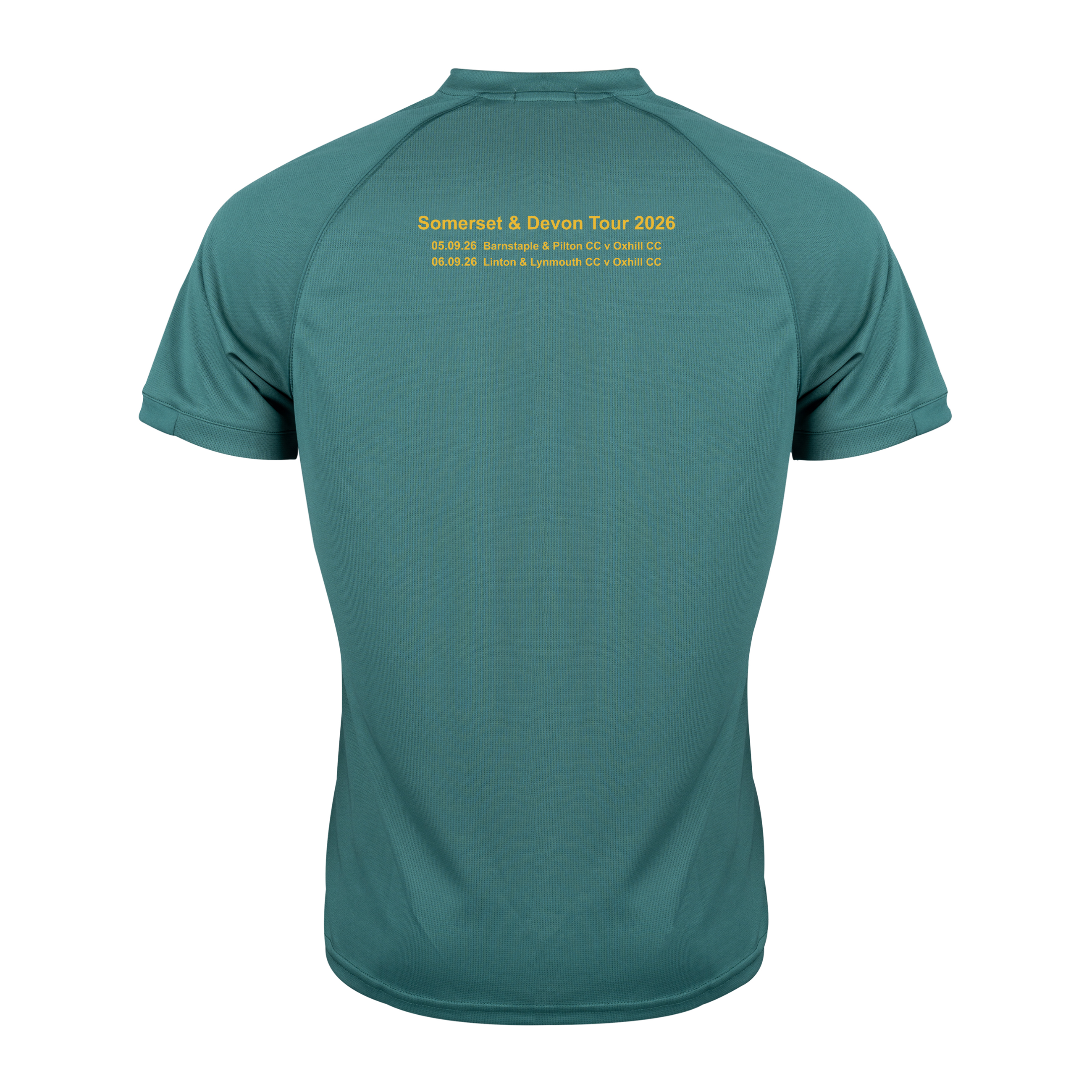 gray-nicolls-matrix-v2-t-shirt-cricket-manica-corta-senior-oxhill-cc-verde-tour- image 2