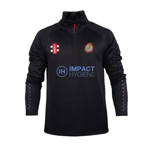gray-nicolls-tonge-cricket-club-senior-black-pro-thermo-fleece-pile-allenamento image 1