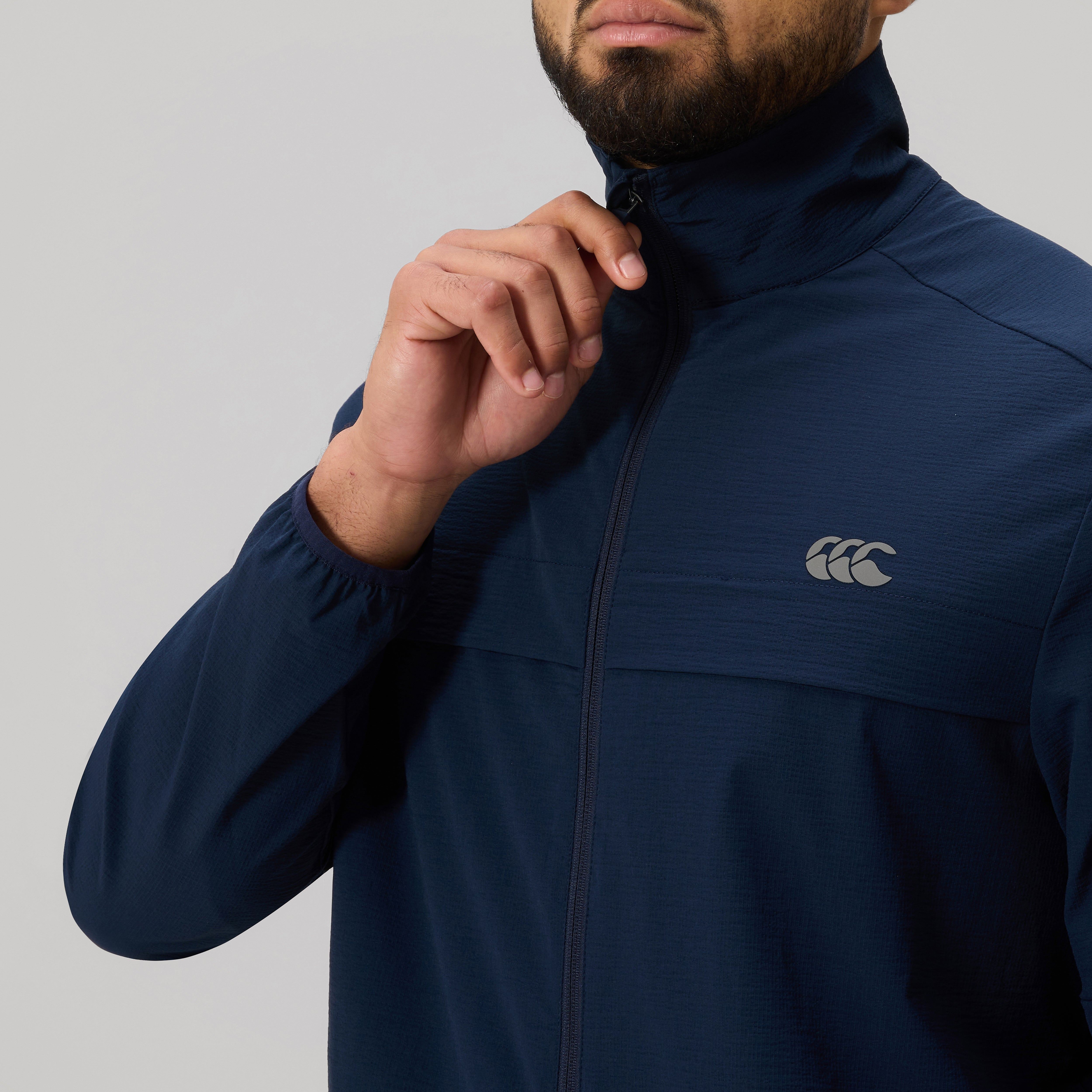 canterbury-tempo-full-zip-uomo-giacca-rugby-blu image 7
