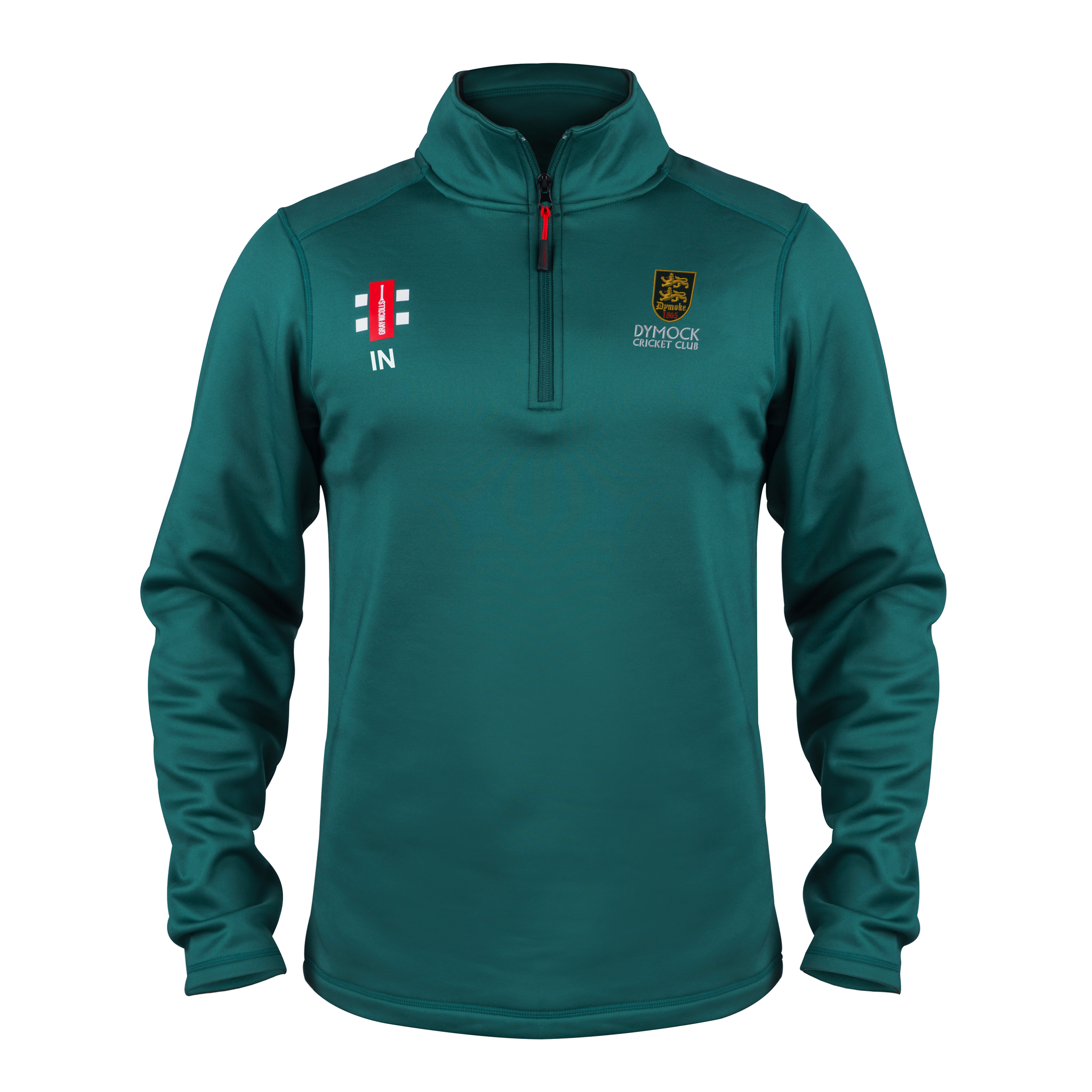 gray-nicolls-dymock-cc-storm-fleece-junior-verde image 1