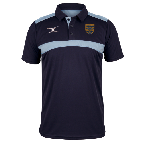 gilbert-rugby-worthing-rfc-photon-polo-uomo-adulto-blu-navy-azzurro image 1