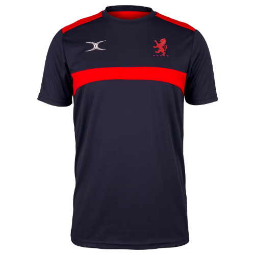 gilbert-rugby-photon-t-shirt-bambino-blu-navy-rosso-london-scottish-f-c image 1