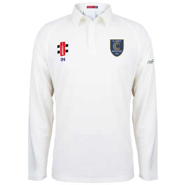 gray-nicolls-st-james-montefiore-matrix-v2-maglia-cricket-manica-lunga-ivory-sol image 1
