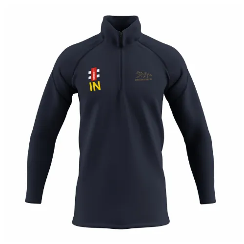 gray-nicolls-garboldisham-cc-gts-pile-1-4-zip-senior-blu-navy image 1