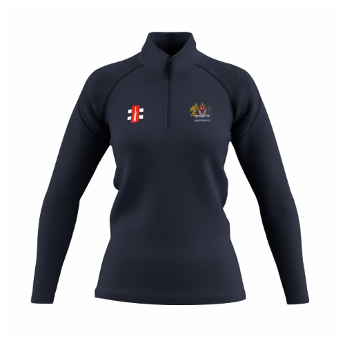 gray-nicolls-gts-pile-1-4-zip-donna-prestwich-cricket-club-blu-navy-scuro image 1