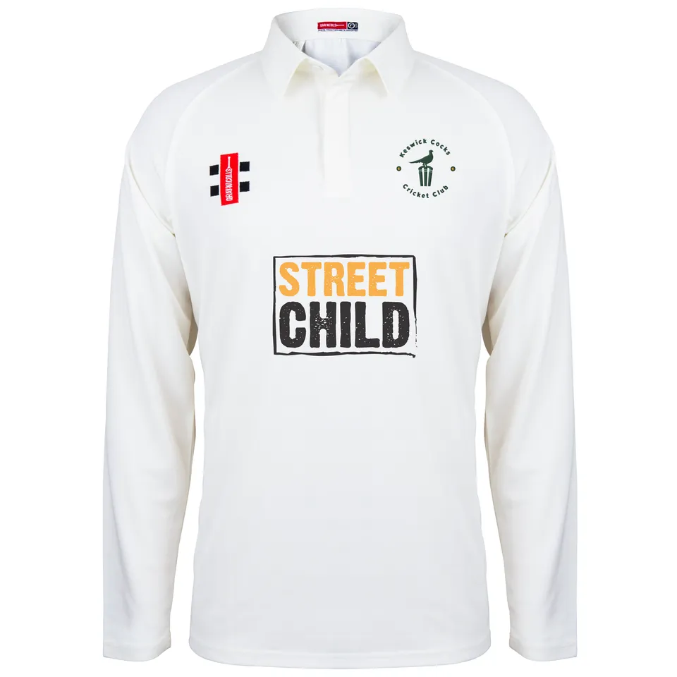gray-nicolls-keswick-cocks-matrix-v2-maglia-cricket-manica-lunga-junior-avorio image 1