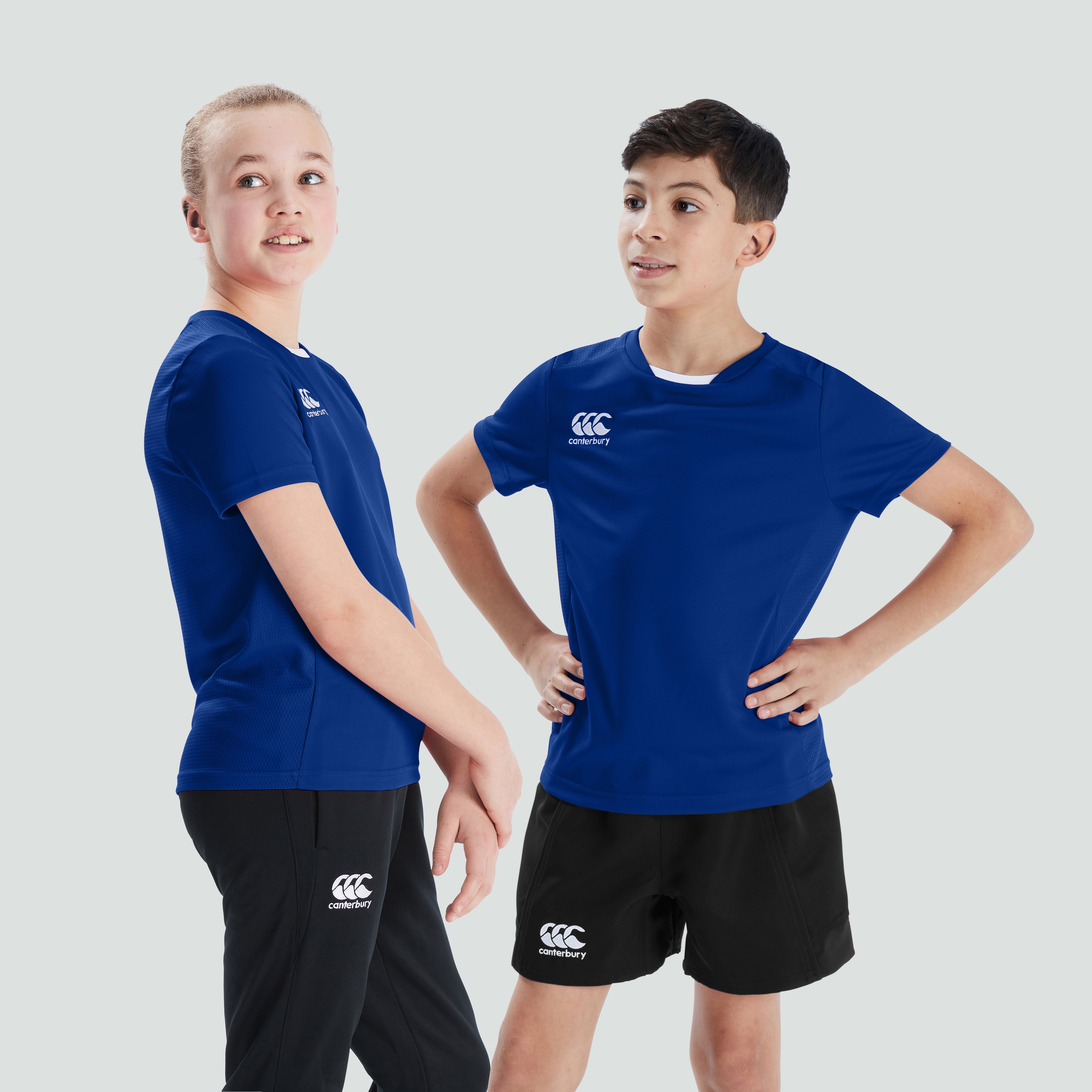 canterbury-club-dry-tee-maglia-rugby-junior-unisex-blu image 4