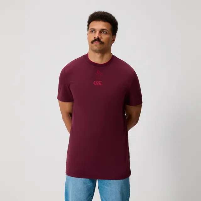 canterbury-ireland-team-t-shirt-uomo-in-cotone-viola image 1