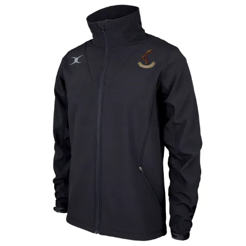 gilbert-rugby-hook-and-odiham-rfc-adulto-giacca-soft-shell-pro-full-zip-nera image 1