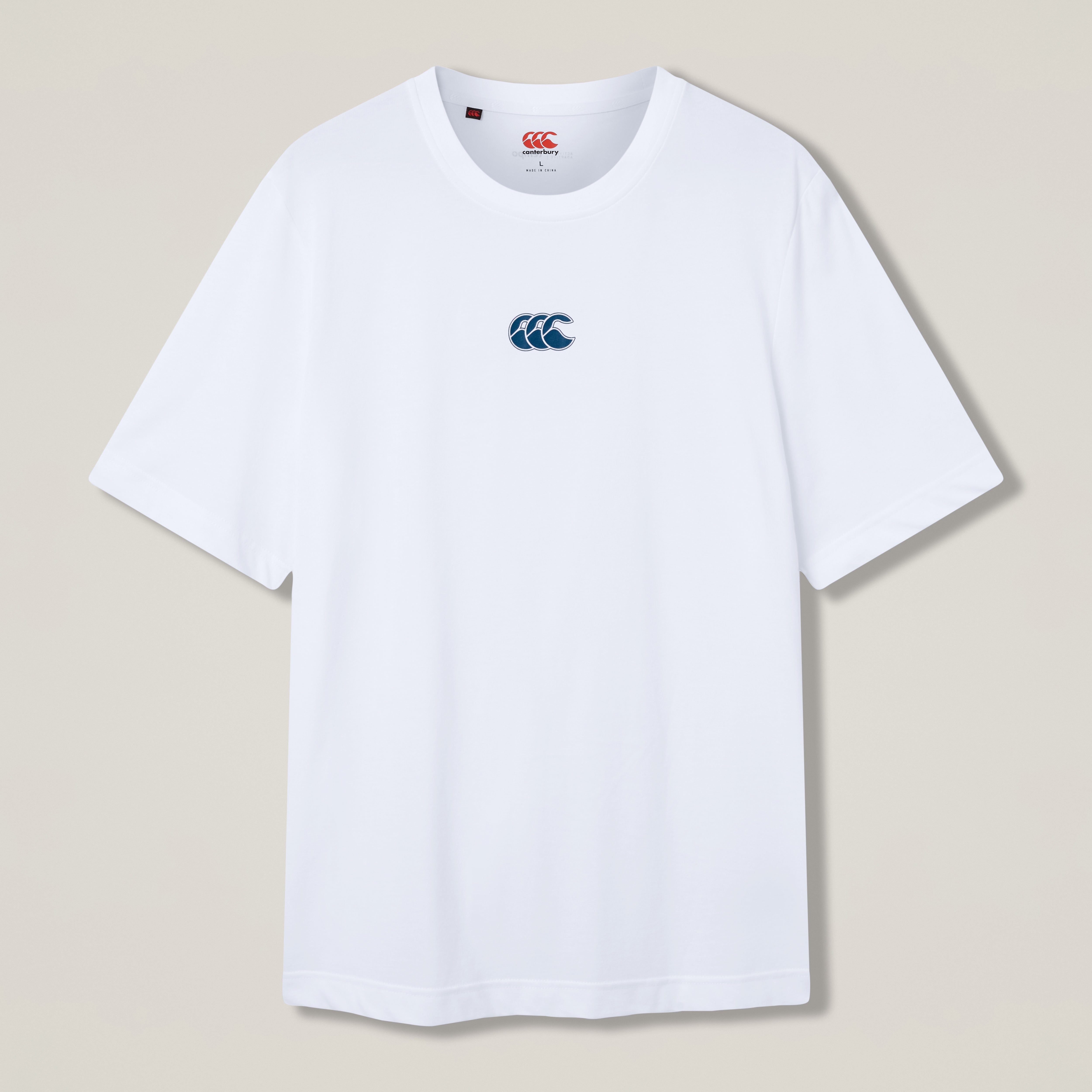 canterbury-tempo-t-shirt-training-uomo-bianca image 1