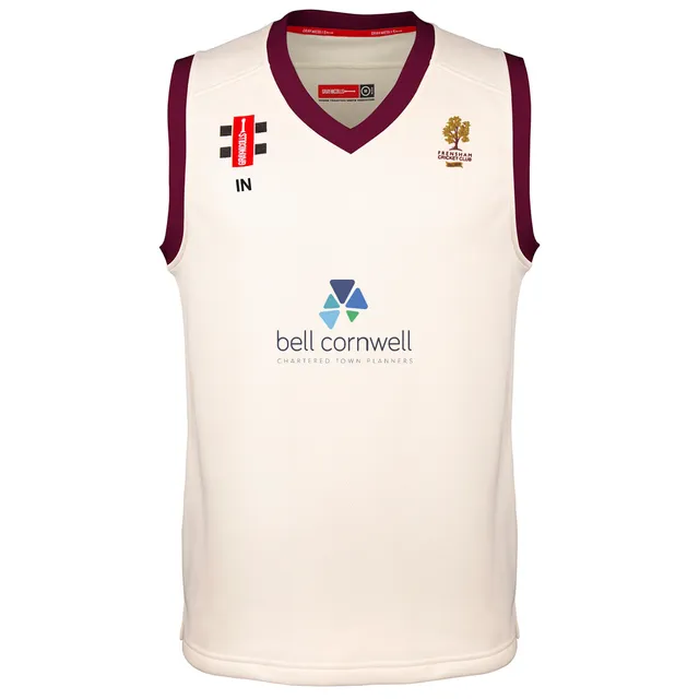 gray-nicolls-pro-performance-slipover-match-senior-frensham-cc-ivory-maroon image 1