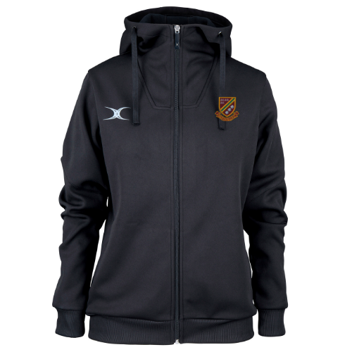 gilbert-rugby-pro-felpa-con-cappuccio-donna-heath-rufc-nera image 1