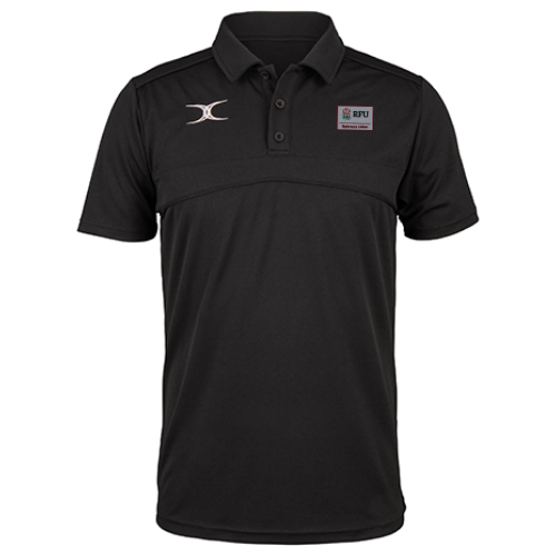 gilbert-rugby-photon-ii-polo-s-s-rfu-referees-union-senior-nera-polo-uomo-traspi image 1