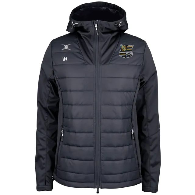 gilbert-rugby-oadby-wyggestonians-rfc-senior-pro-giacca-full-zip-nera-active image 1