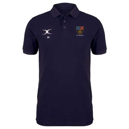 gilbert-rugby-old-cranleighan-rfc-quest-polo-bambino-blu-navy image 1