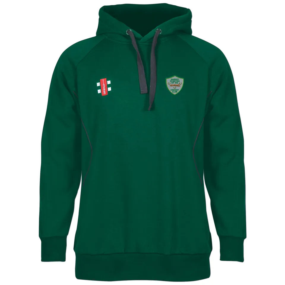 gray-nicolls-market-overton-cc-junior-storm-felpa-con-cappuccio-verde image 1