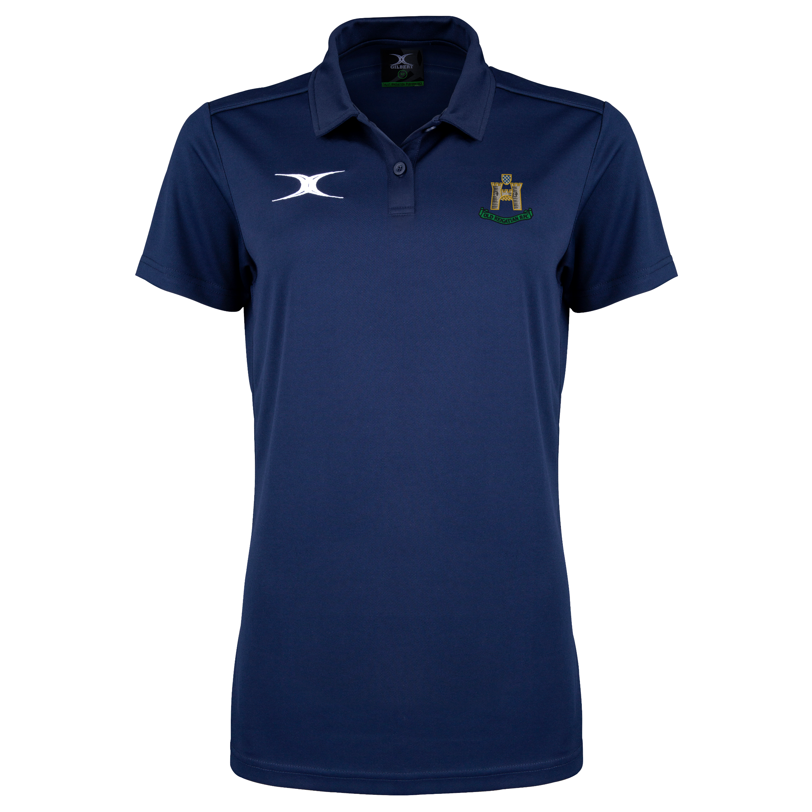 gilbert-rugby-old-reigatian-rfc-photon-ii-polo-manica-corta-senior-blu-navy image 1