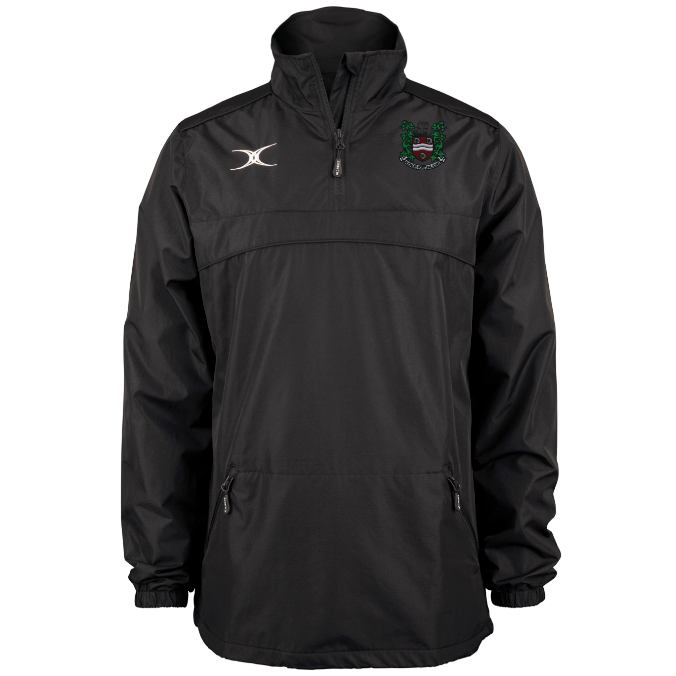 gilbert-rugby-whitby-rfc-photon-giacca-1-4-zip-nera-uomo image 1