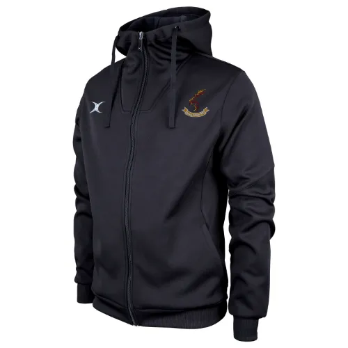 gilbert-rugby-hook-and-odiham-rfc-adulto-nero-pro-felpa-con-cappuccio-uomo image 1