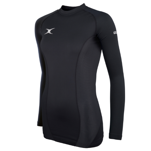 gilbert-rugby-atomic-maglia-intima-termica-donna-staffordshire-referees-nera image 1