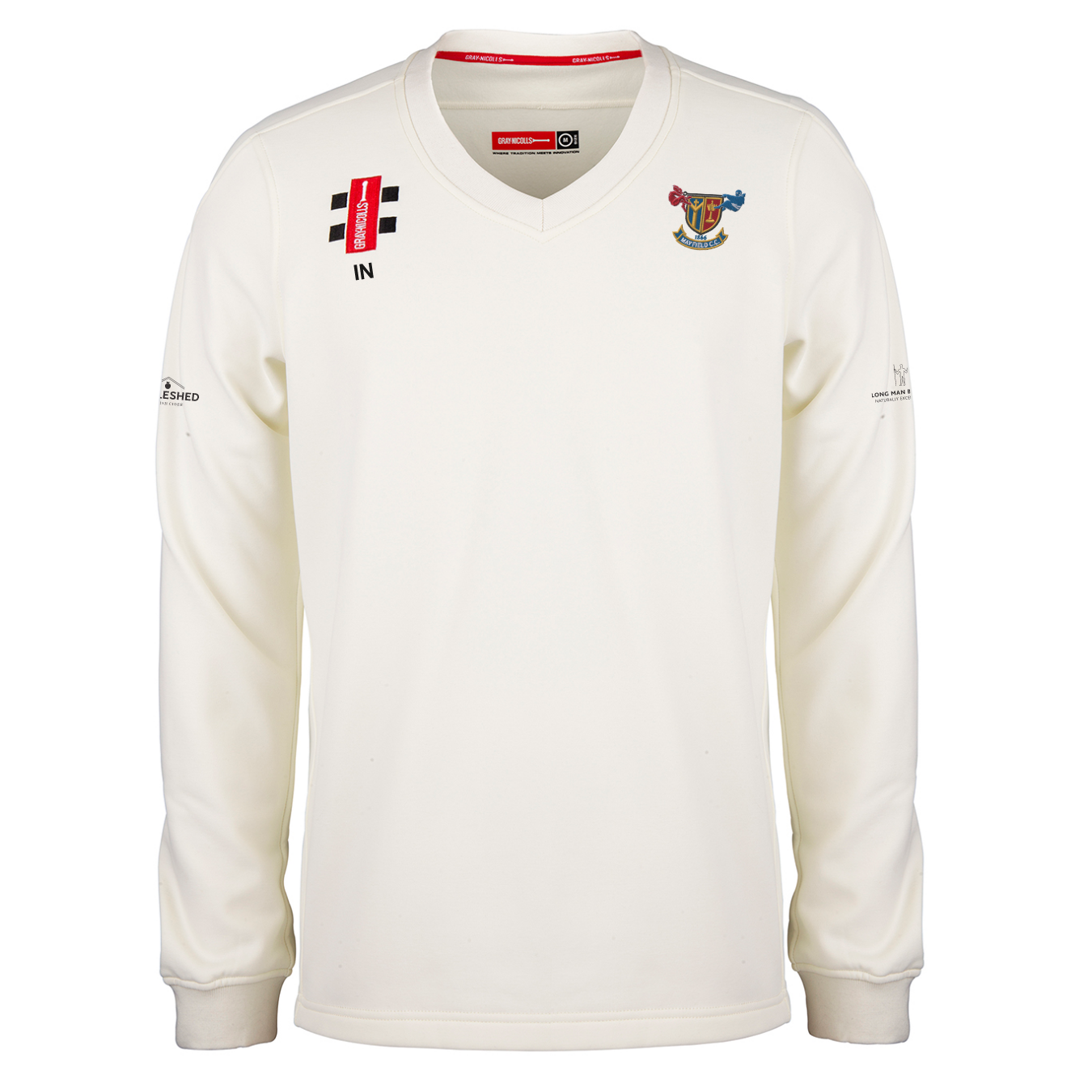 gray-nicolls-pro-performance-maglione-cricket-match-adulto-mayfield-cricket-club image 1