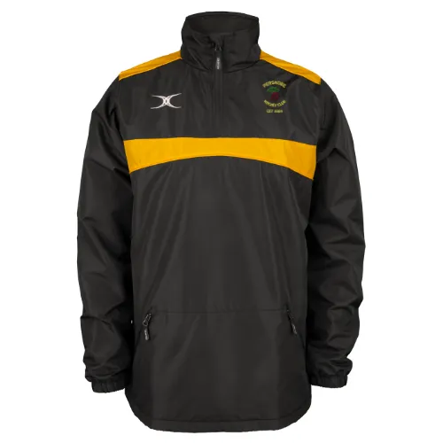 grays-pershore-hc-adult-photon-giacca-1-4-zip-black-gold image 1