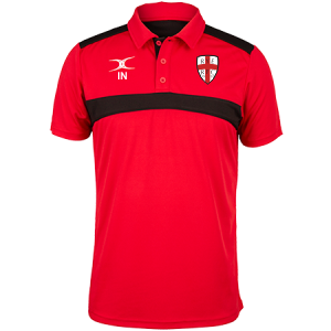 gilbert-rugby-rye-rugby-club-photon-polo-bambino-rosso-nero image 1