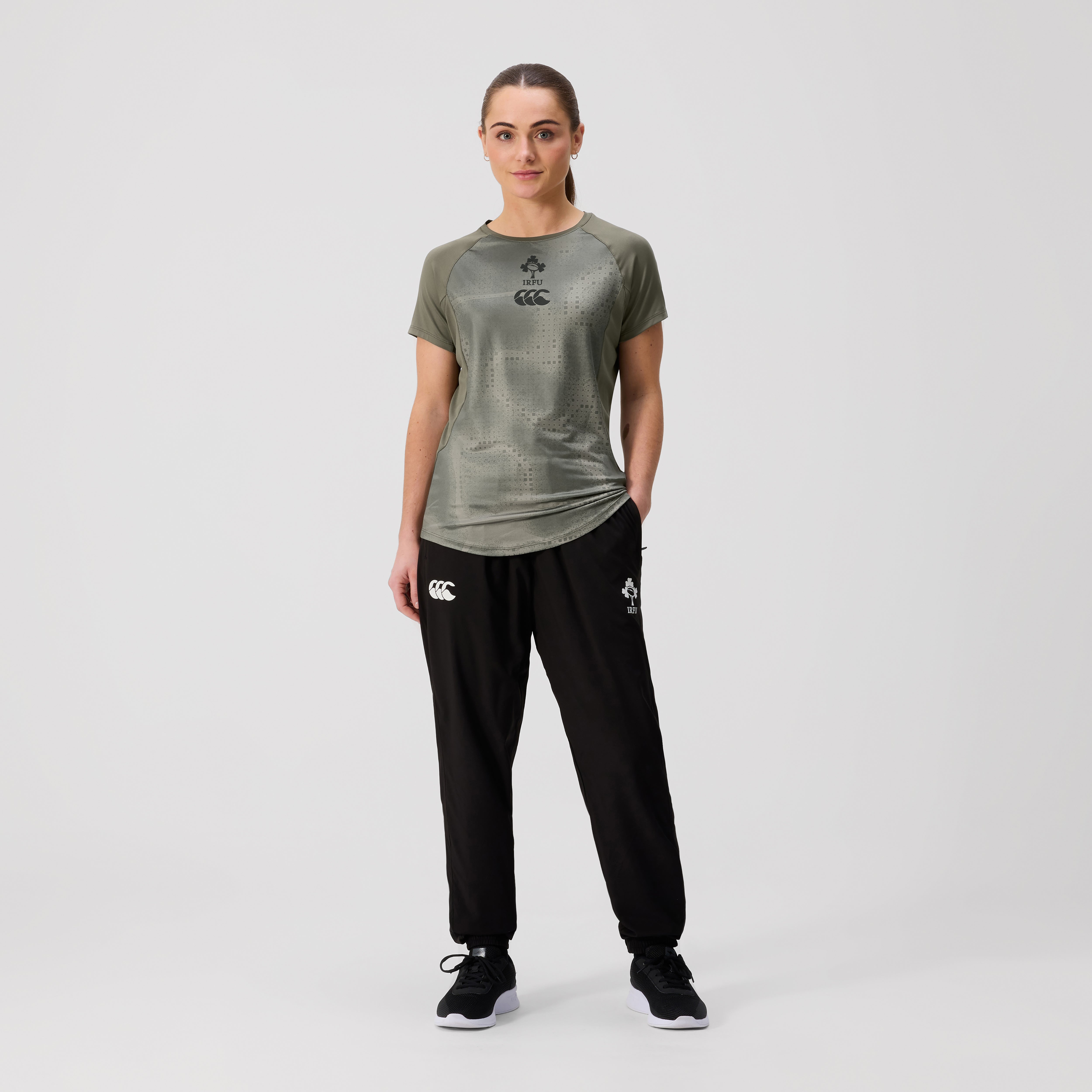 canterbury-ireland-superlight-training-tee-donna-khaki image 3