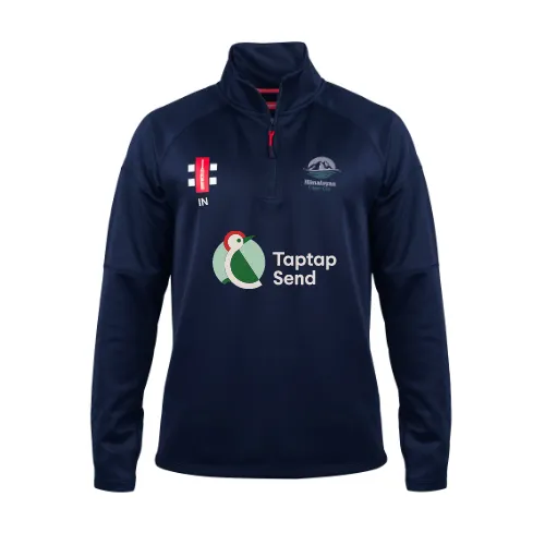 gray-nicolls-himalayan-cc-pro-thermo-felpa-1-4-zip-junior-blu-navy image 1