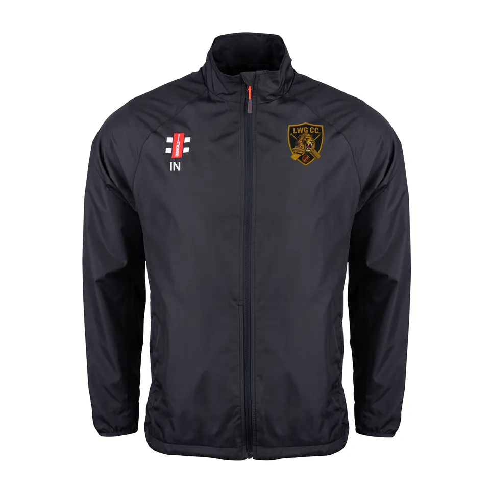 gray-nicolls-luton-women-girls-cc-junior-velocity-giacca-antipioggia-nera image 1