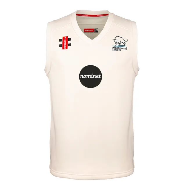 gray-nicolls-pro-performance-match-slipover-oxfordshire-cricket-ivory-unisex image 1