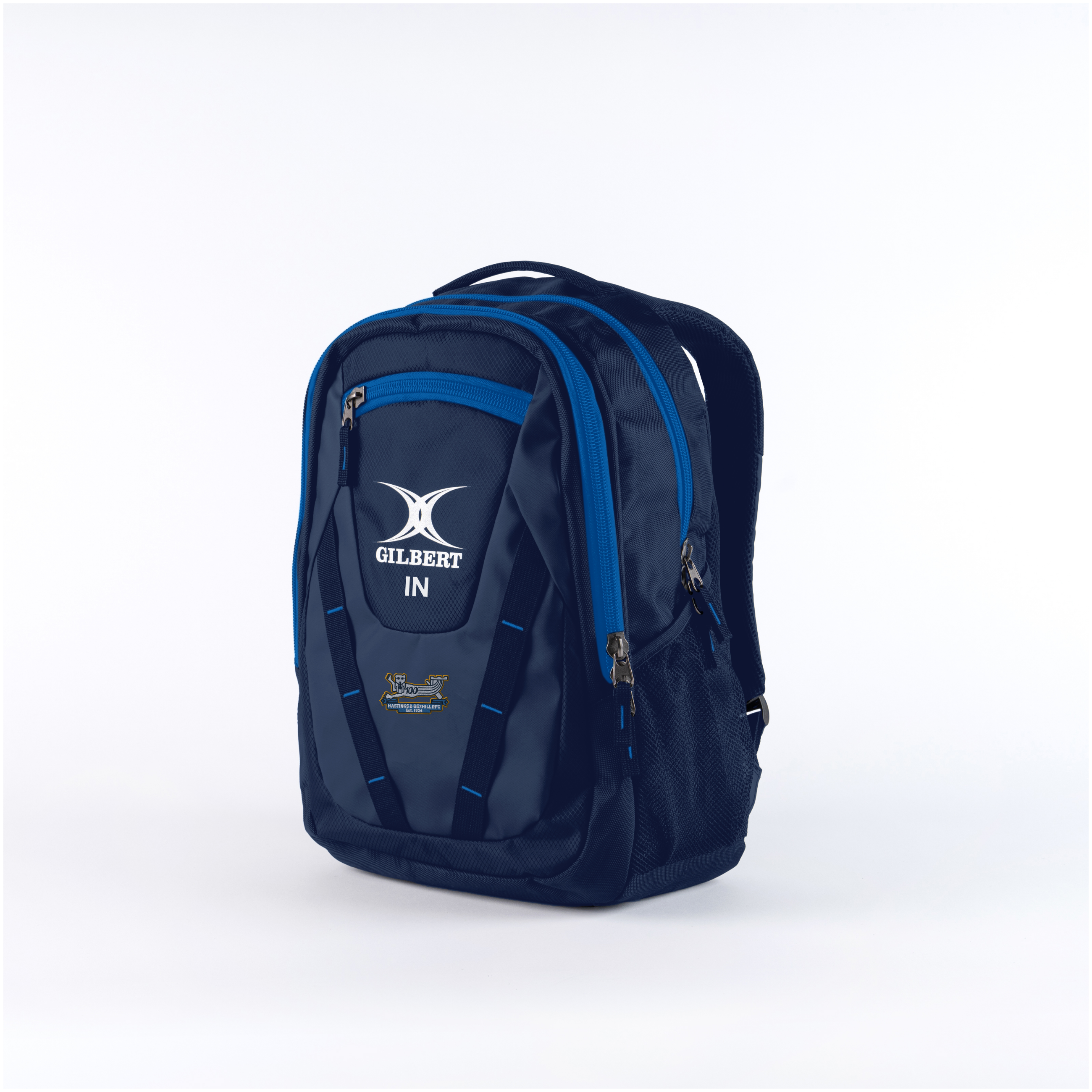 gilbert-rugby-hastings-bexhill-rfc-zaino-club-v4-blu-navy-royal image 1