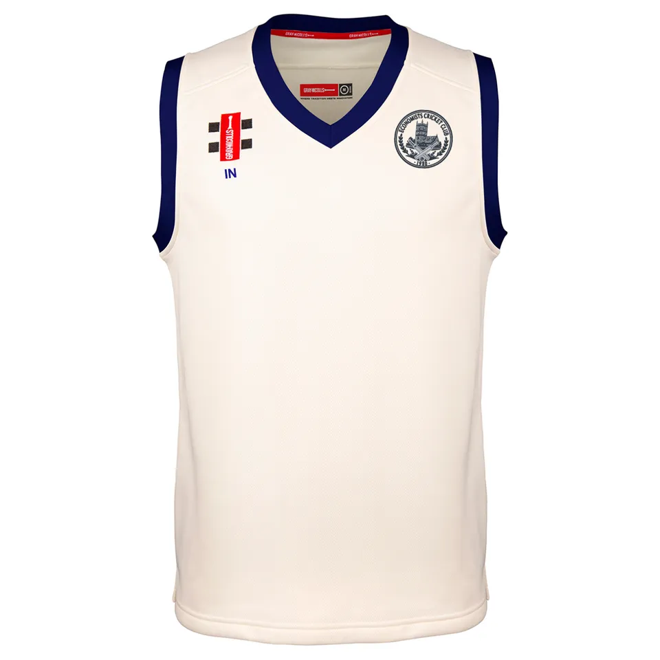 gray-nicolls-economists-cc-pro-performance-slipover-match-senior-avorio-navy image 1