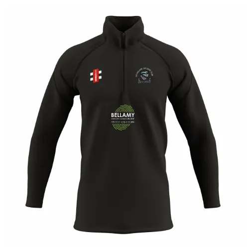 gray-nicolls-cricklade-cricket-club-felpa-pile-1-4-zip-gts-nera-senior image 1