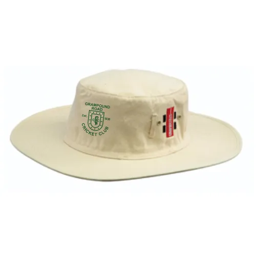 gray-nicolls-cappello-da-sole-cricket-adulto-cream-grampound-road-cc image 1
