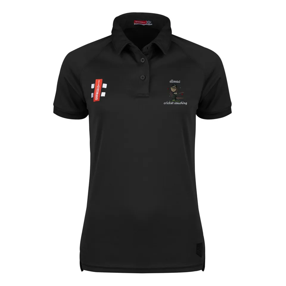 gray-nicolls-matrix-v2-polo-manica-corta-donna-dlmac-coaching-nera image 1