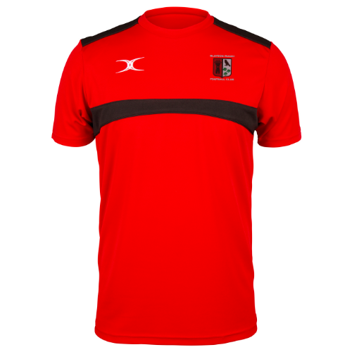 gilbert-rugby-blaydon-rfc-senior-t-shirt-photon-rosso-nero image 1
