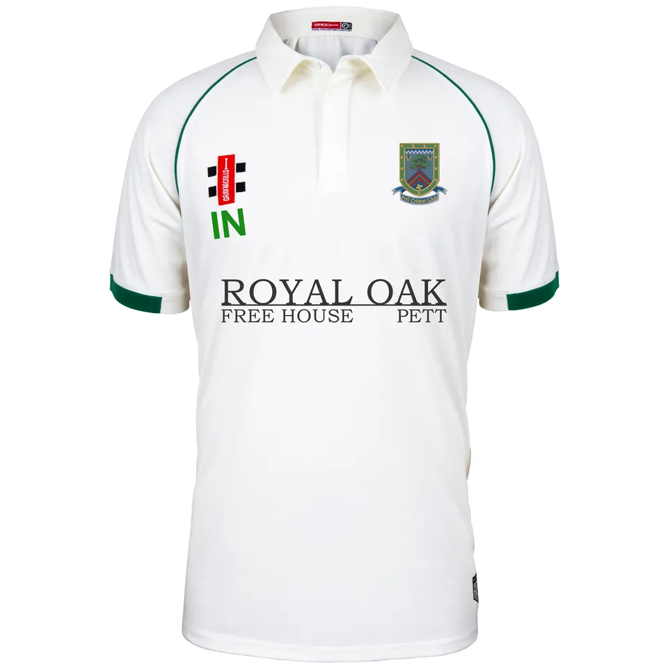 gray-nicolls-matrix-v2-maglia-cricket-junior-manica-corta-avorio-verde-pett-cc image 1